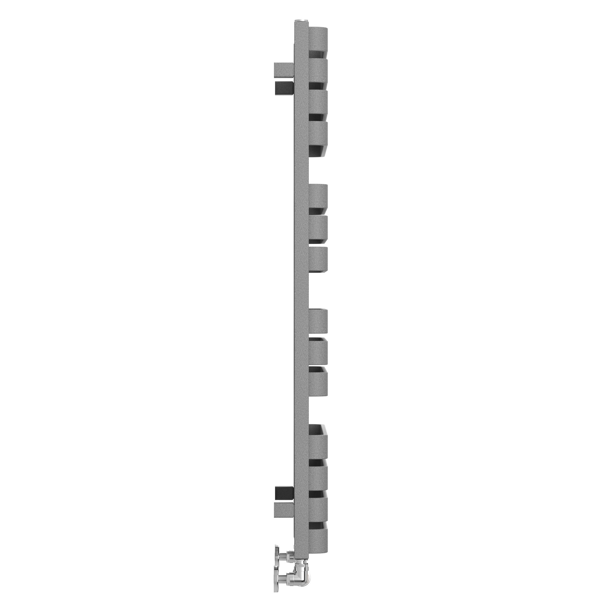 Terma Warp T Bold Grey Flat Towel warmer (W)500mm x (H)1110mm