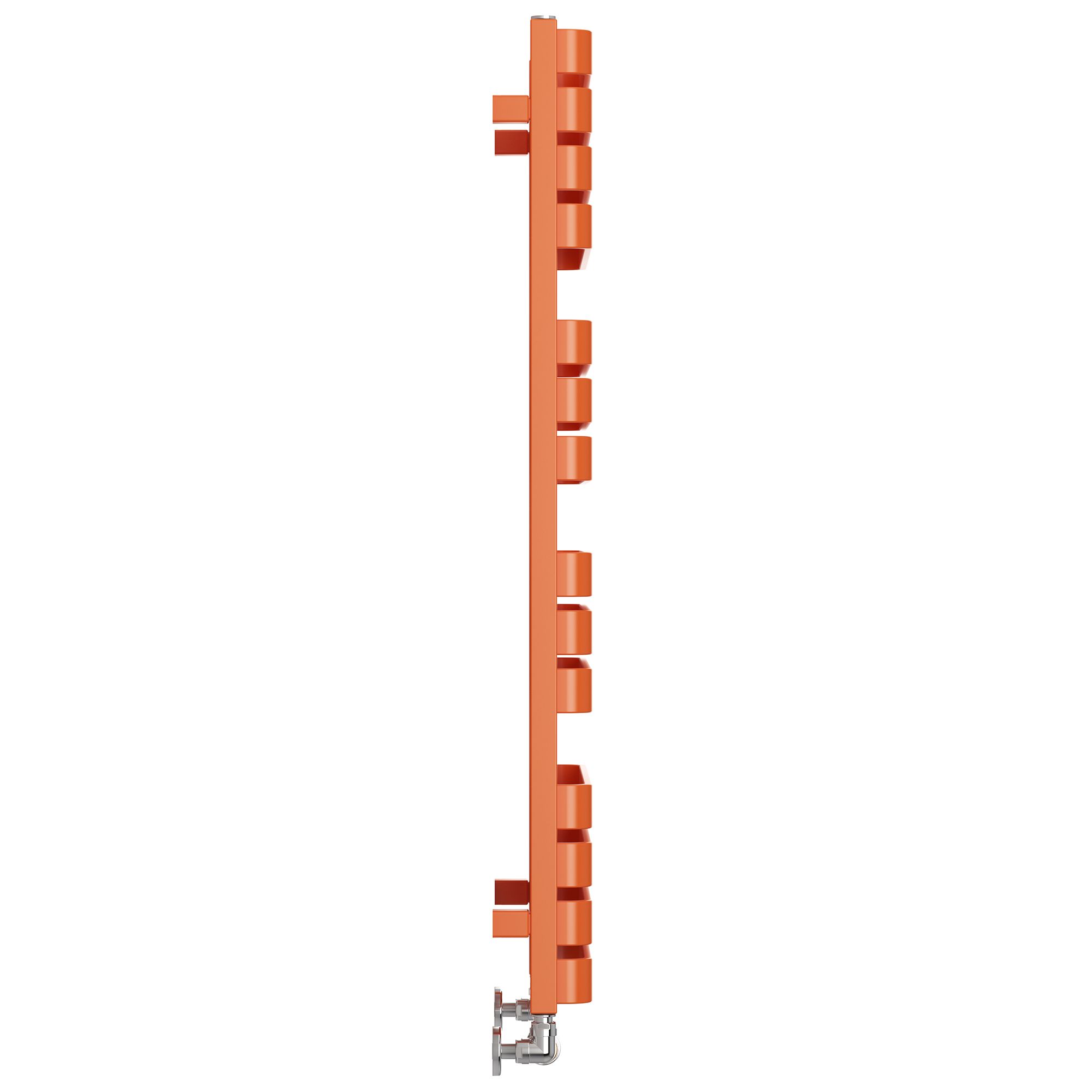Terma Warp T Bold Orange Flat Towel warmer (W)500mm x (H)1110mm
