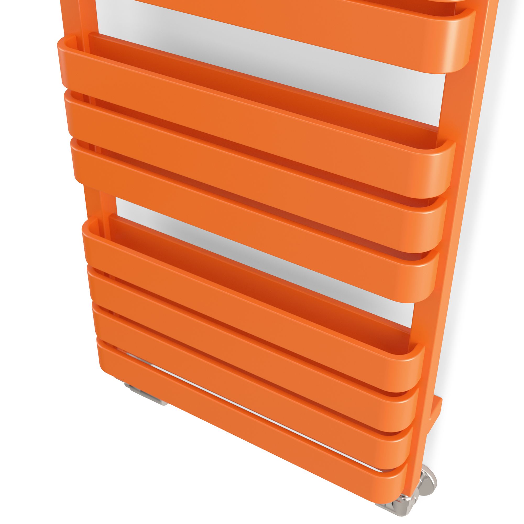 Terma Warp T Bold Orange Flat Towel warmer (W)500mm x (H)1110mm