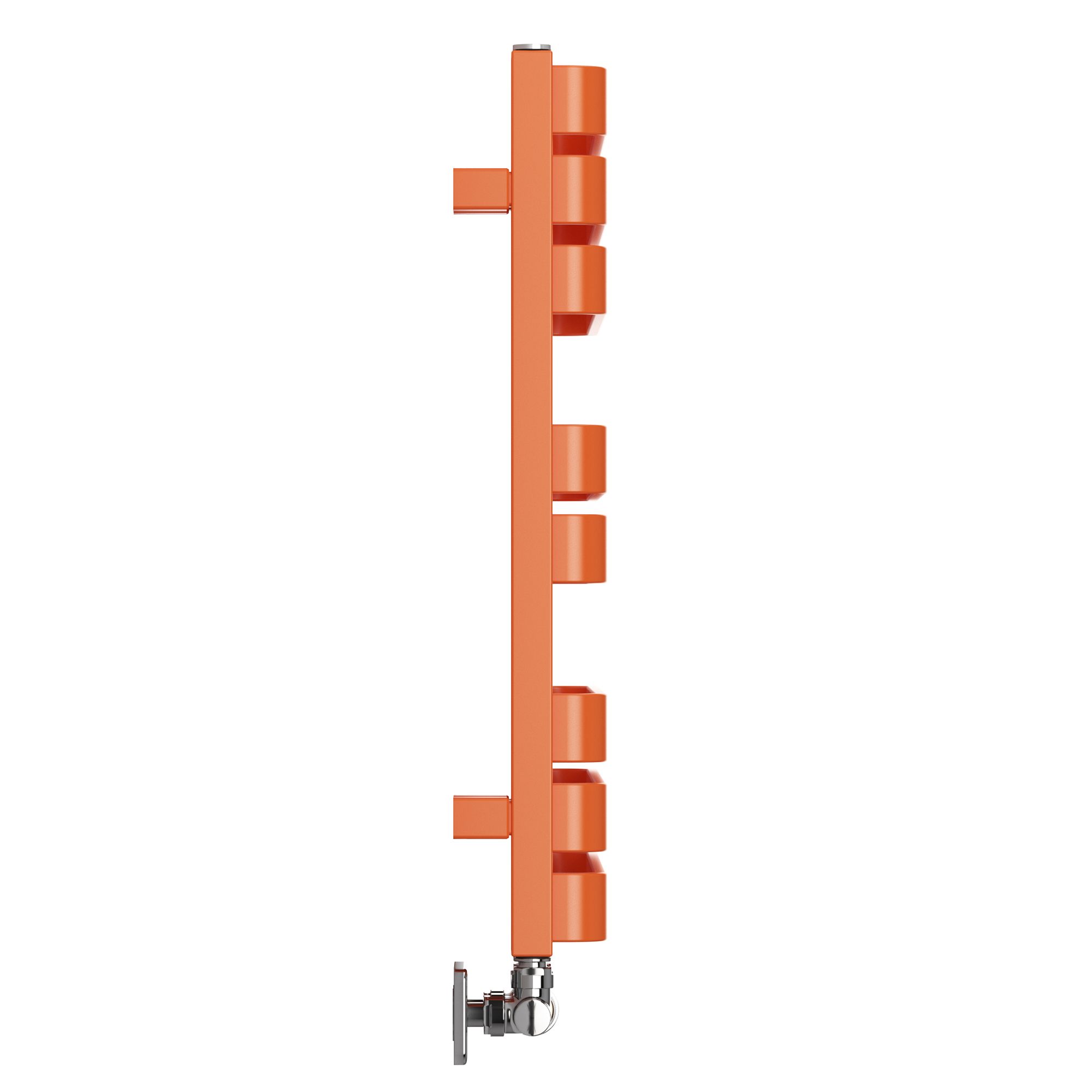 Terma Warp T Bold Orange Flat Towel warmer (W)500mm x (H)655mm