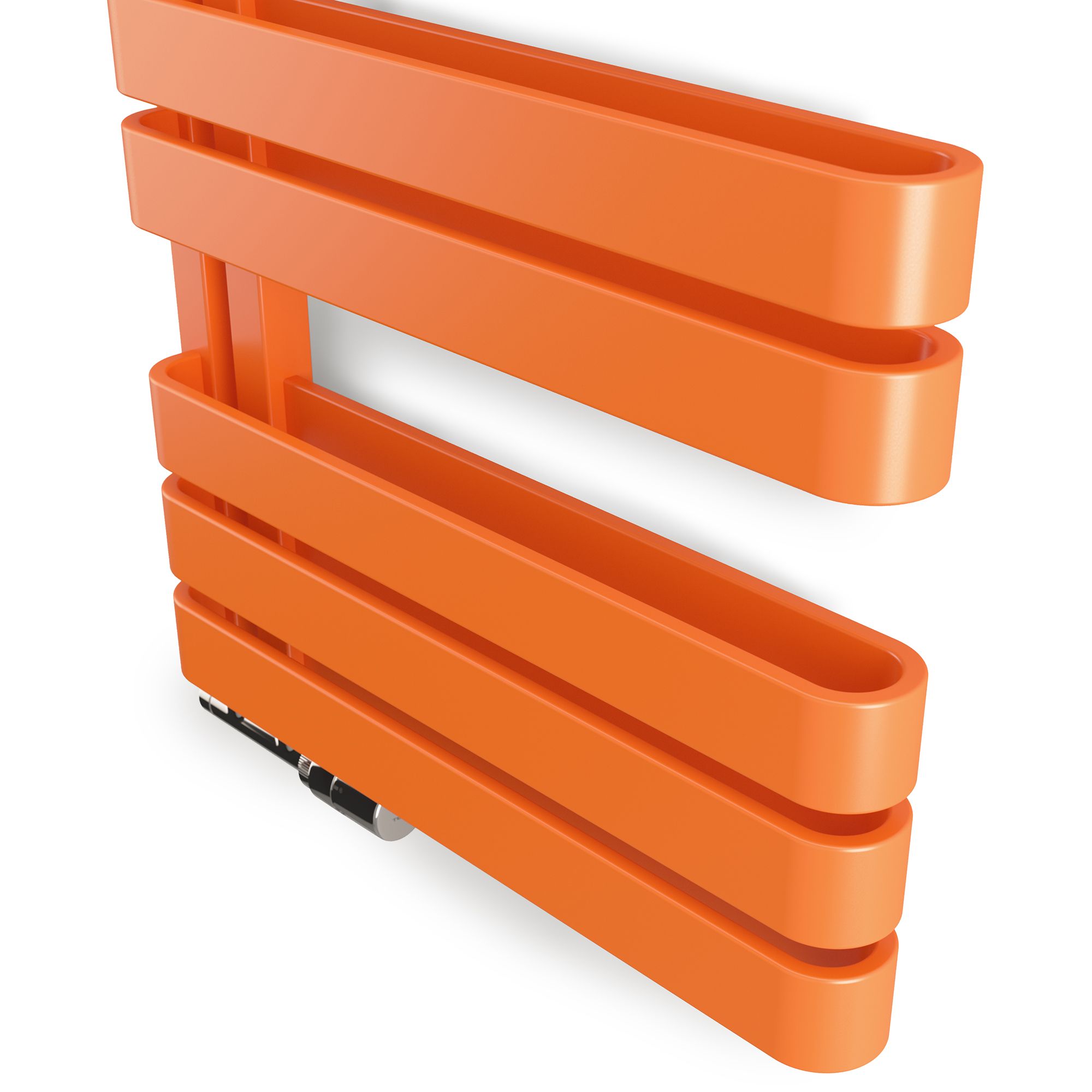 Terma Warp T Bold Orange Flat Towel warmer (W)500mm x (H)655mm