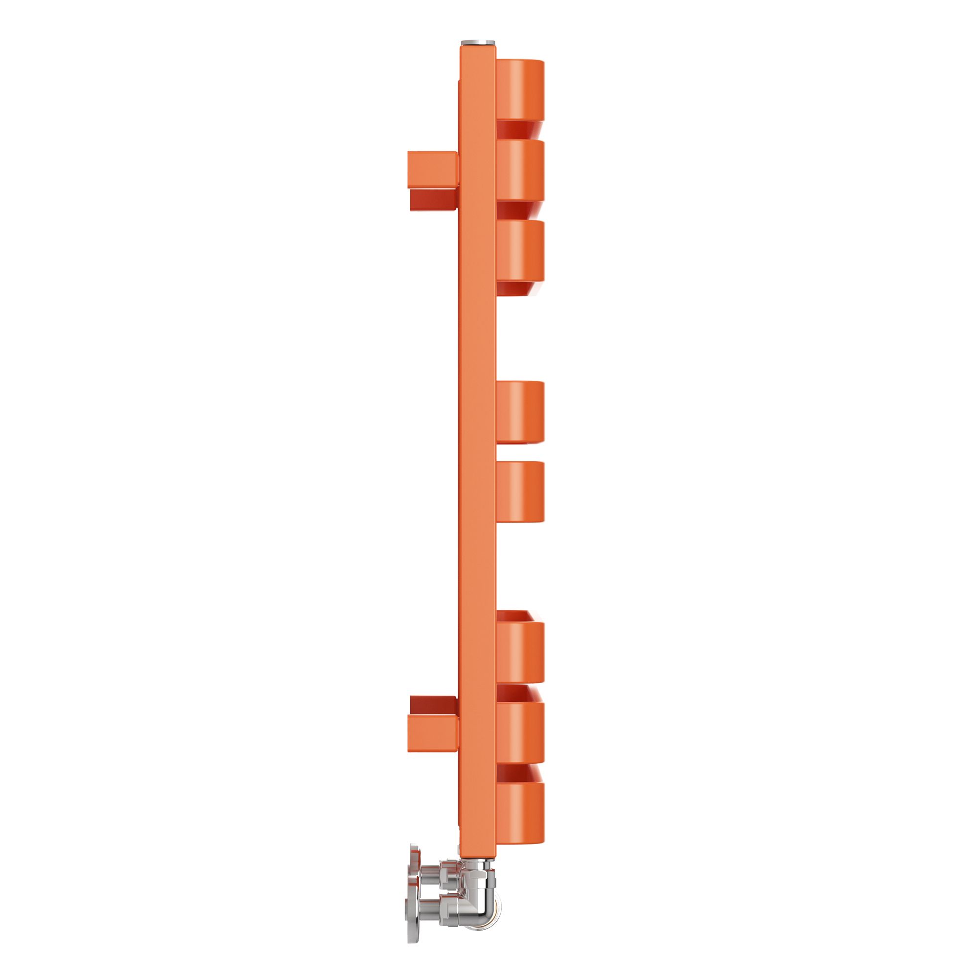 Terma Warp T Bold Orange Flat Towel warmer (W)500mm x (H)655mm