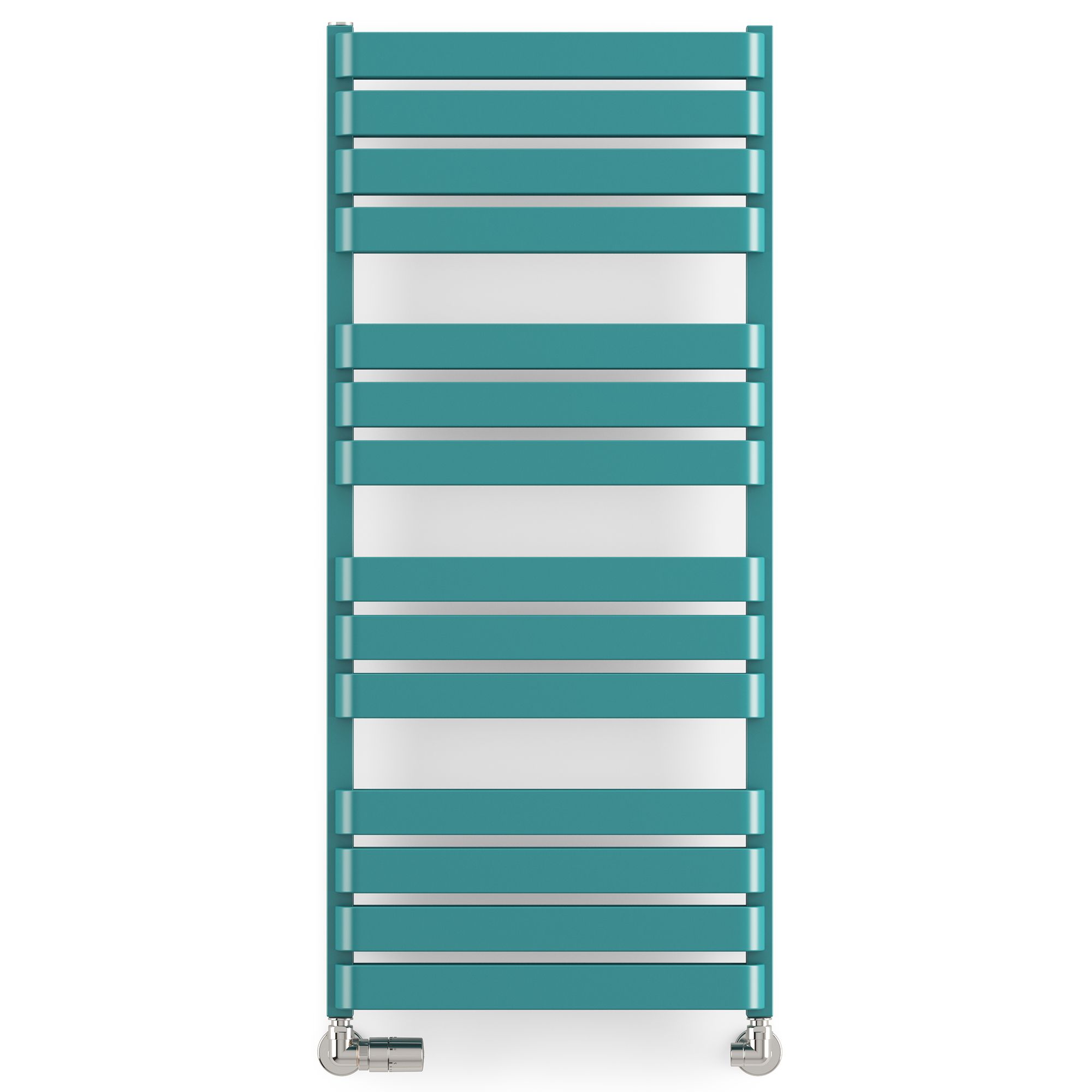 Terma Warp T Bold Teal Flat Towel warmer (W)500mm x (H)1110mm