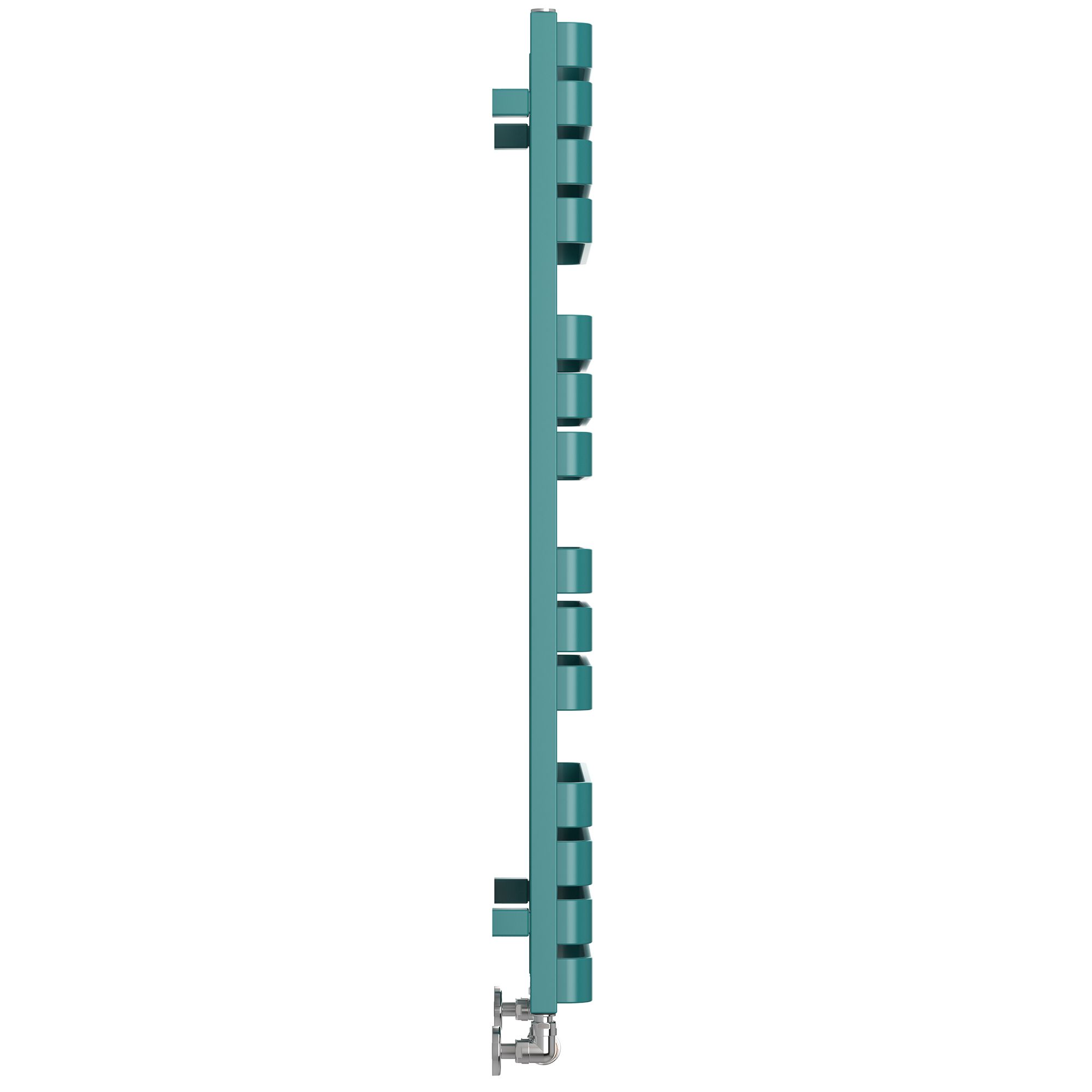 Terma Warp T Bold Teal Flat Towel warmer (W)500mm x (H)1110mm
