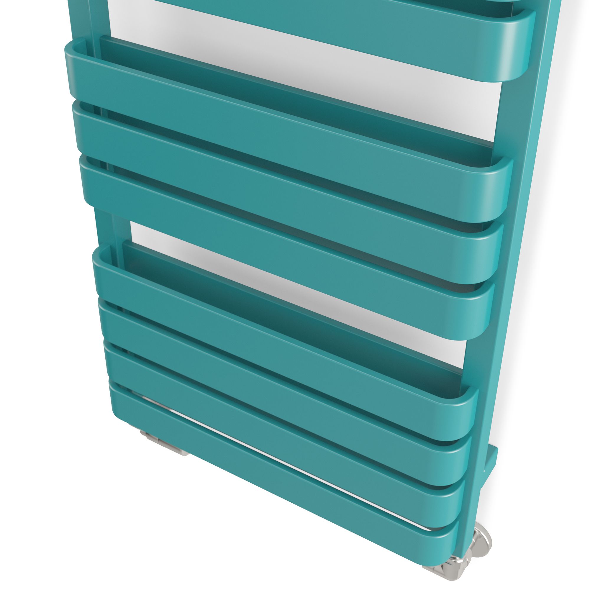 Terma Warp T Bold Teal Flat Towel warmer (W)500mm x (H)1110mm