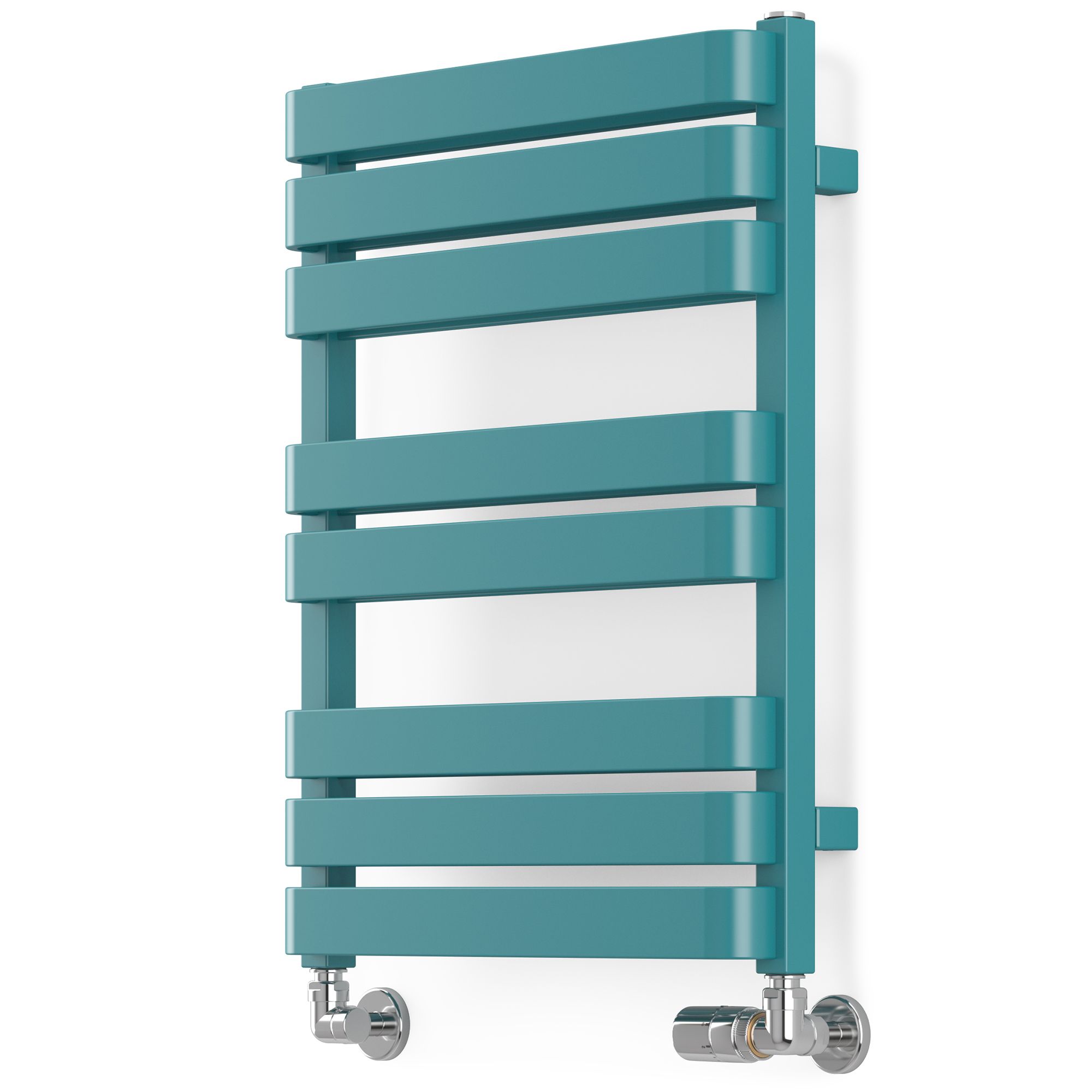 Terma Warp T Bold Teal Flat Towel warmer (W)500mm x (H)655mm