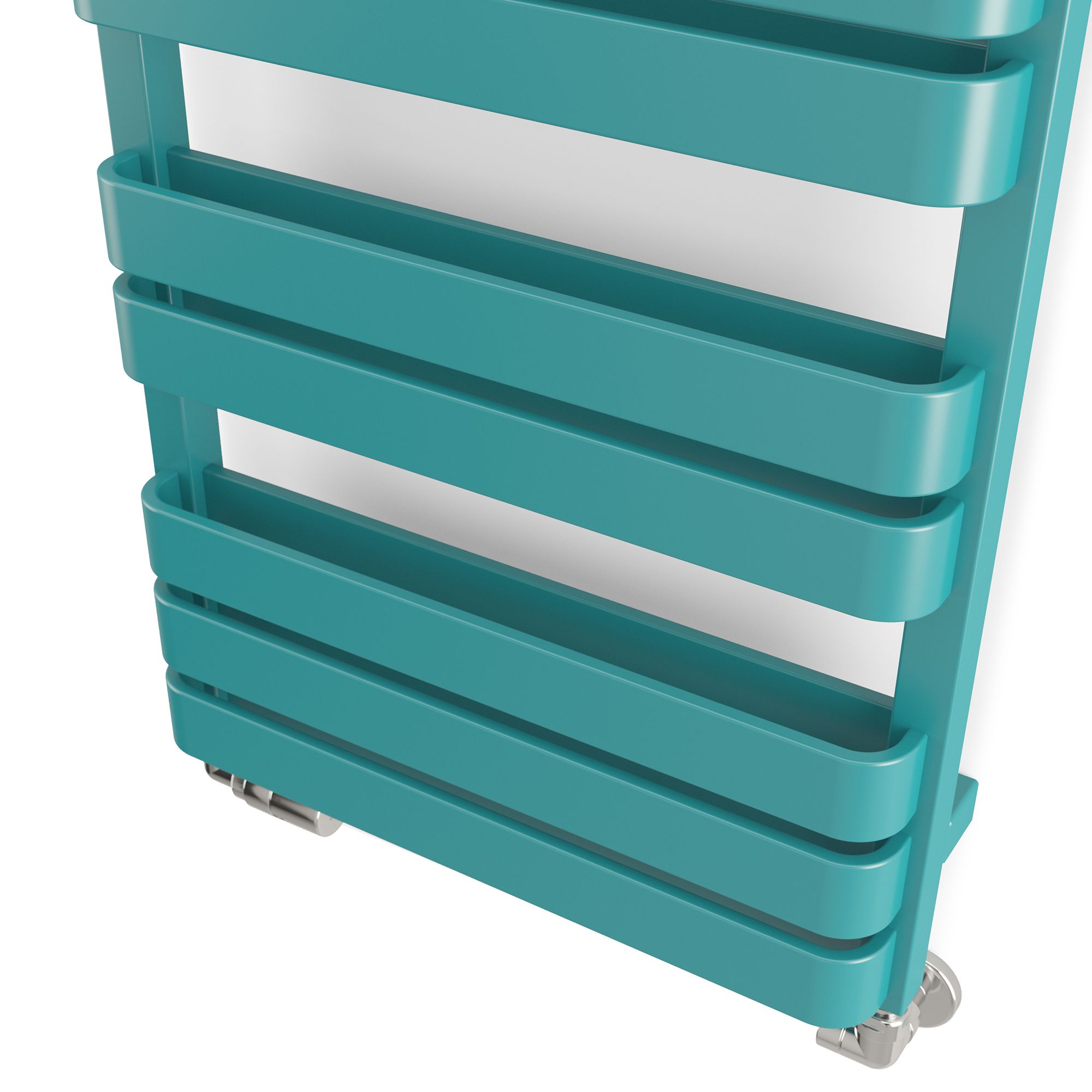 Terma Warp T Bold Teal Flat Towel warmer (W)500mm x (H)655mm