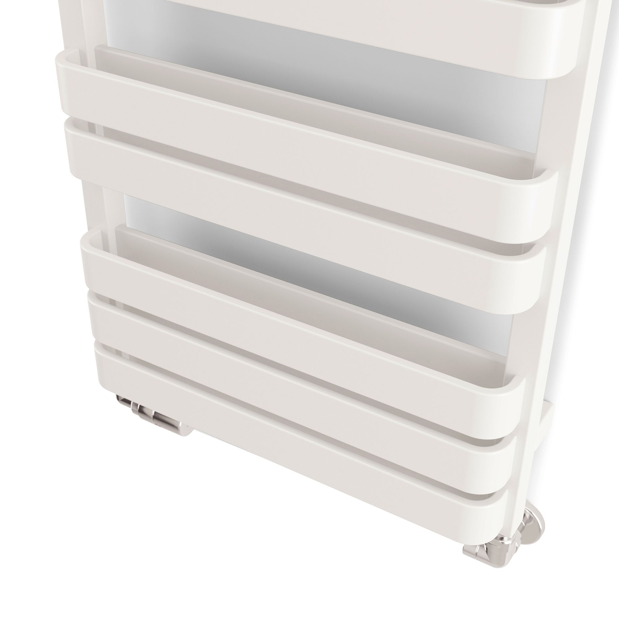 Terma Warp T Bold White Flat Towel warmer (W)500mm x (H)655mm
