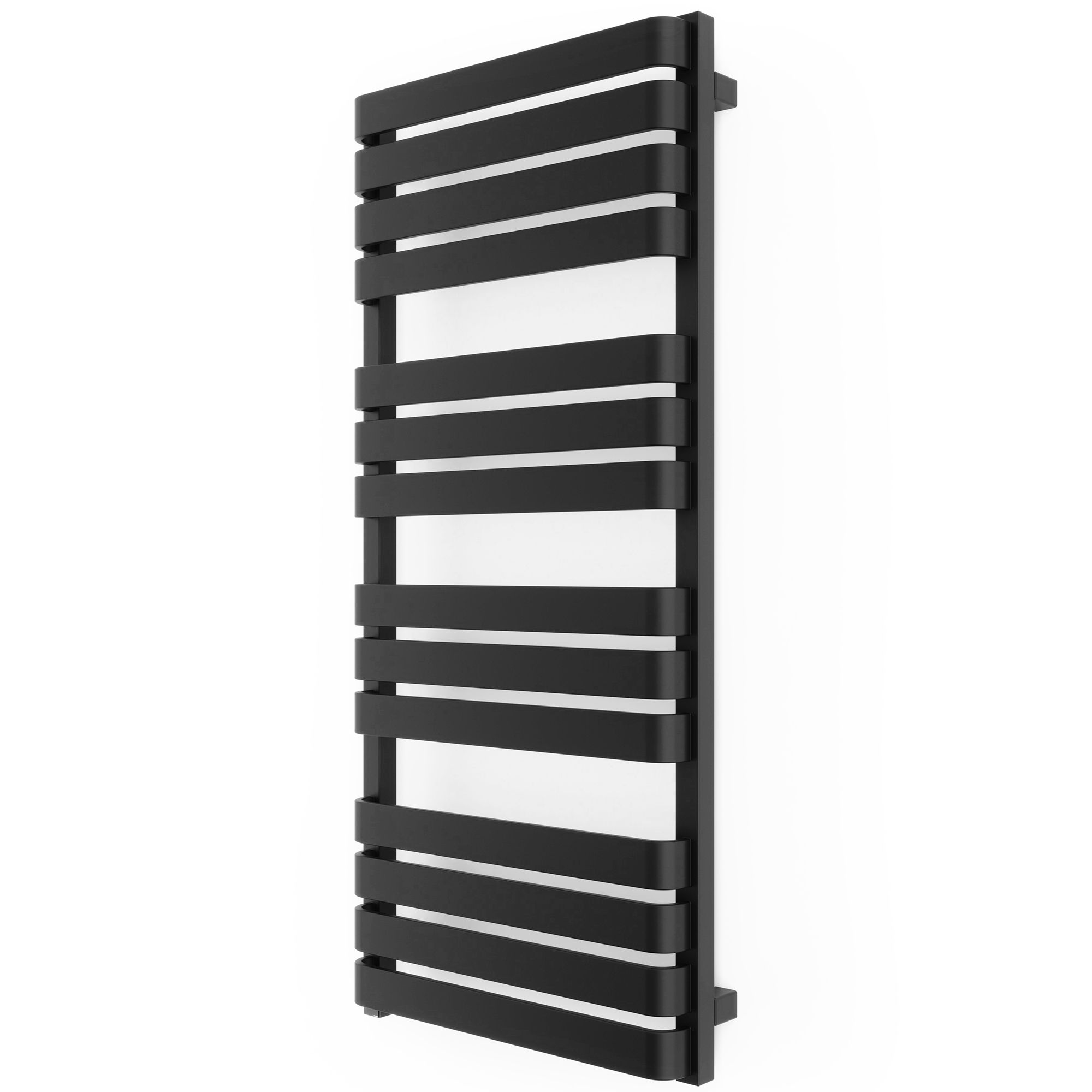 Terma Warp T One Black Flat Towel warmer (W)500mm x (H)1110mm