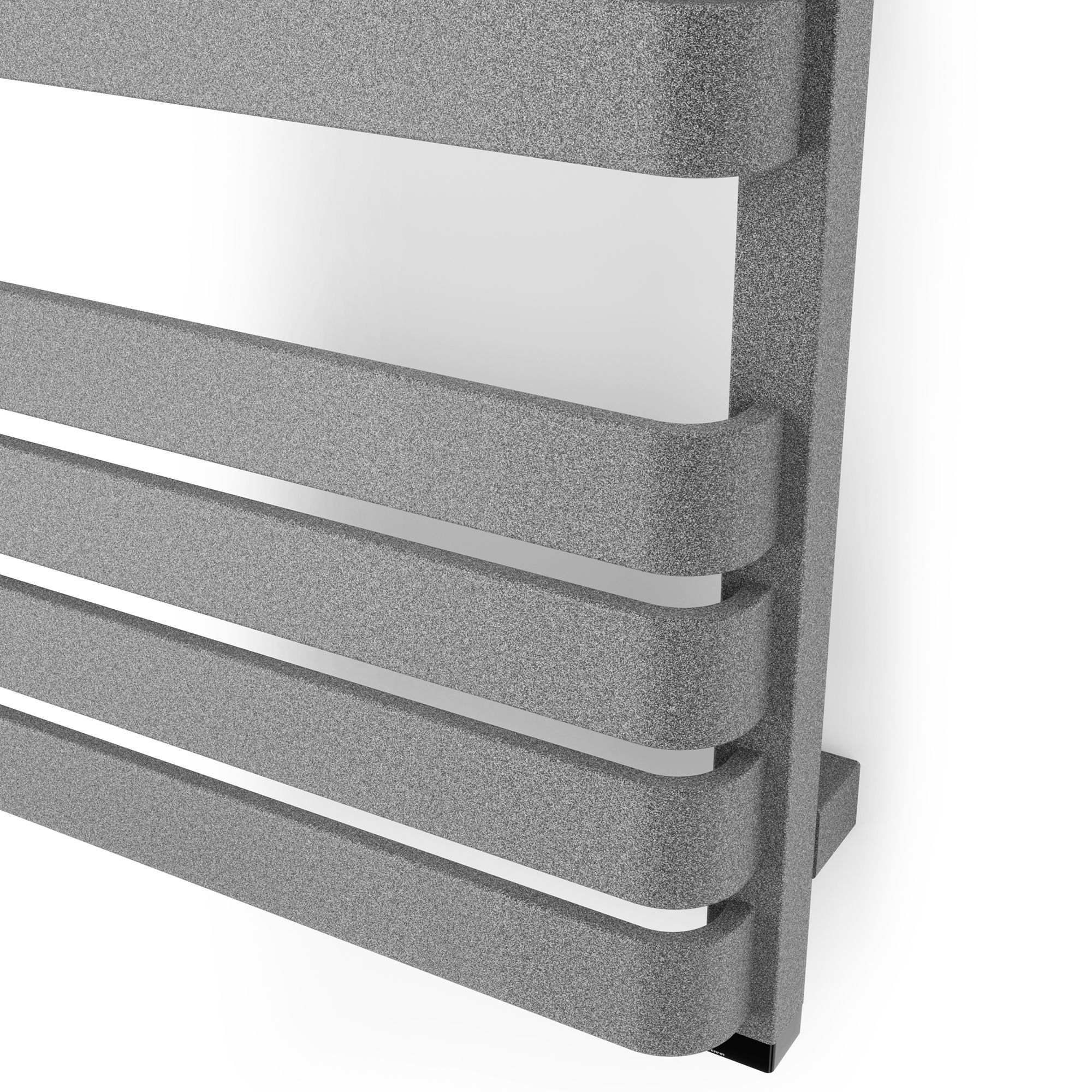 Terma Warp T One Grey Flat Towel warmer (W)500mm x (H)1110mm