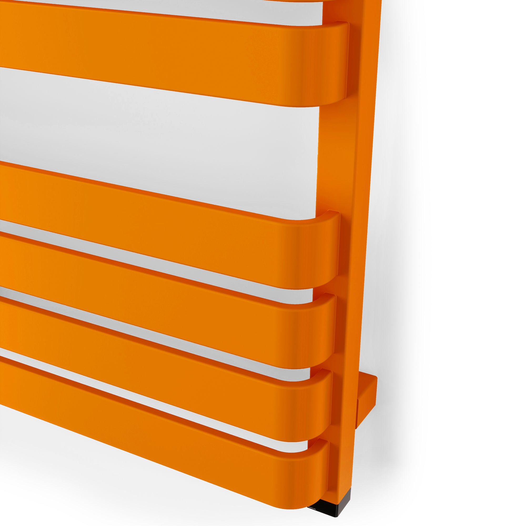 Terma Warp T One Orange Flat Towel warmer (W)500mm x (H)1110mm