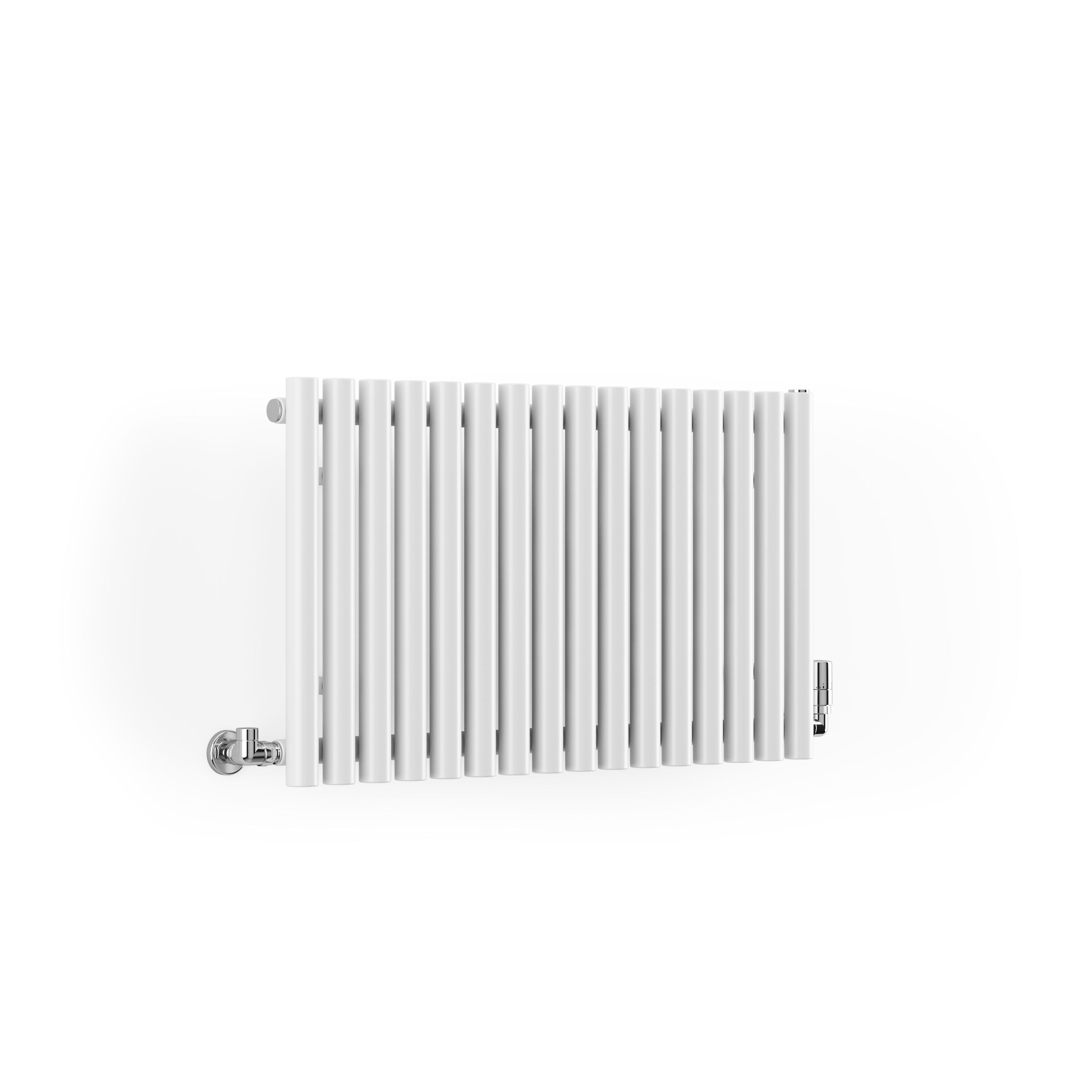 Terma White Horizontal Designer Radiator, (W)865mm x (H)500mm