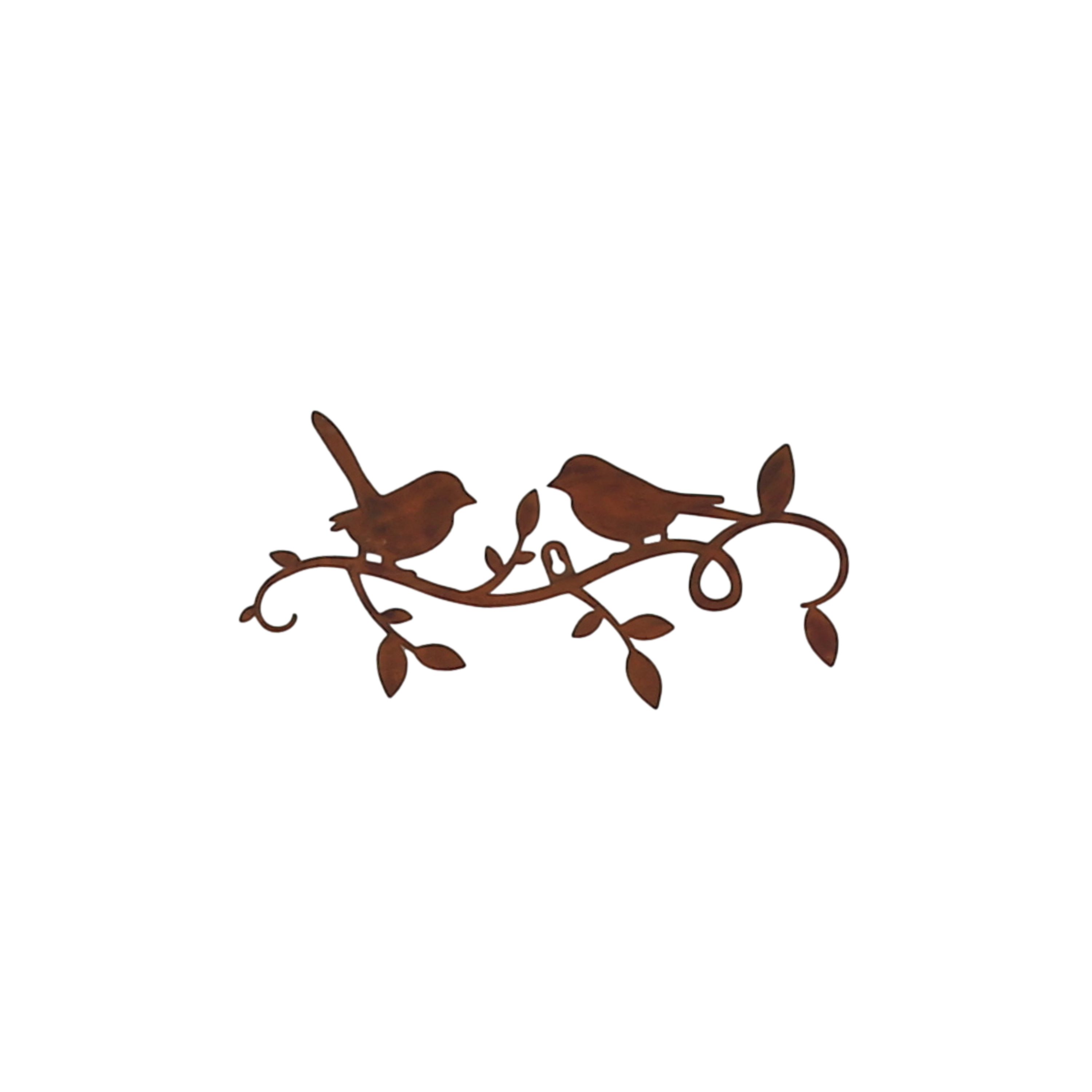 Terrastyle Brown Metal Bird Garden ornament (H)16.5cm (W)37cm