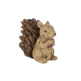 Terrastyle Brown Squirrel Garden ornament (H)21.5cm