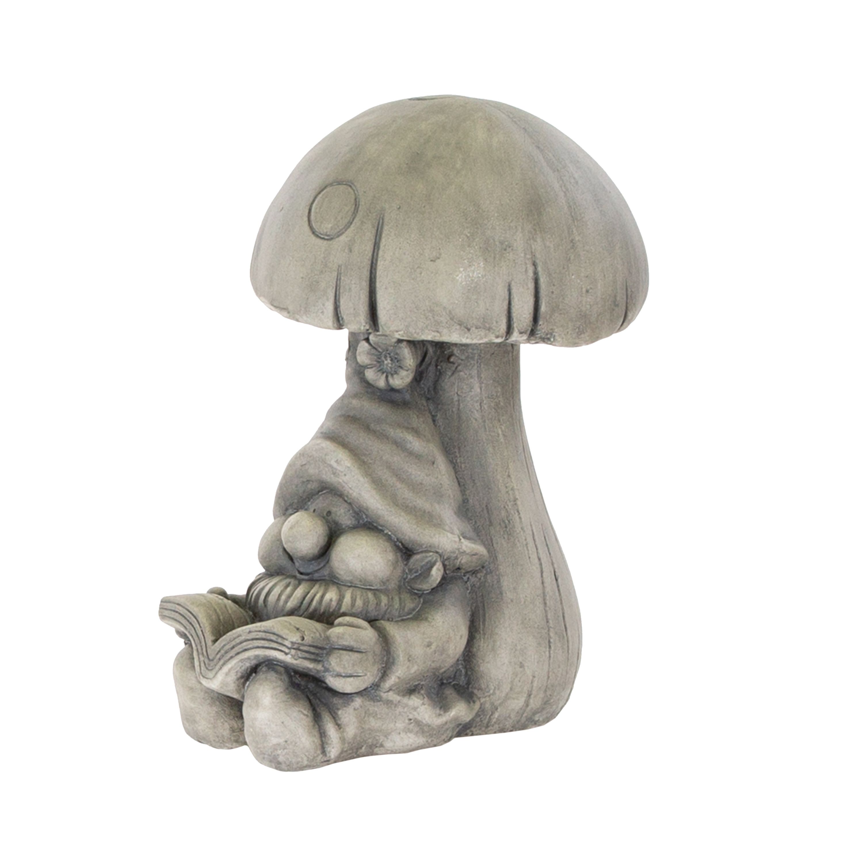 Terrastyle Grey Ceramic Gnome Garden ornament (H)31cm