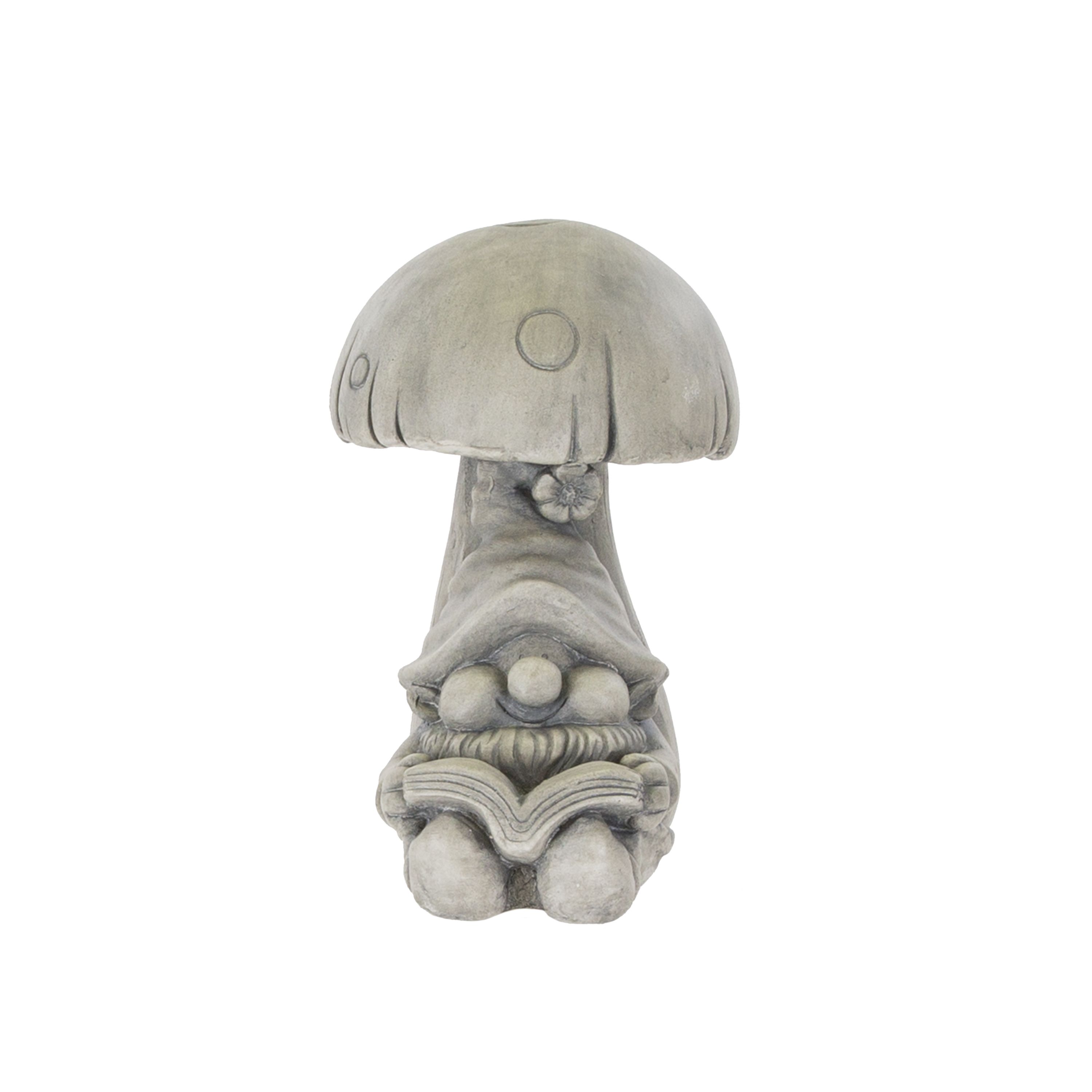 Terrastyle Grey Ceramic Gnome Garden ornament (H)31cm