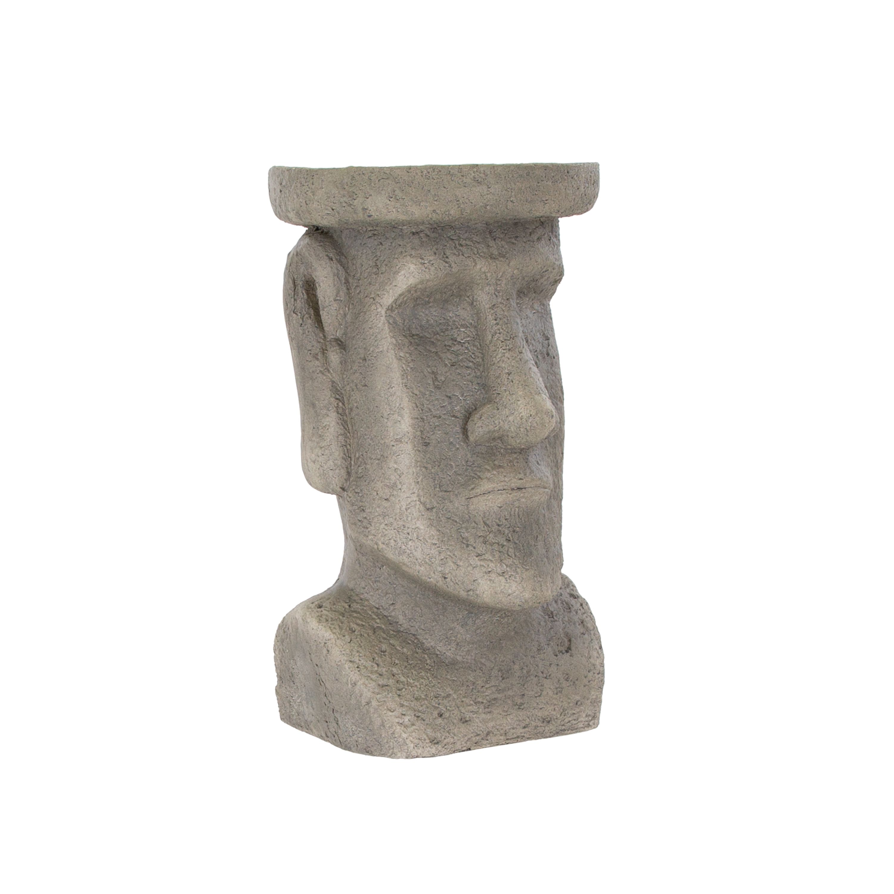 Terrastyle Grey Easter island head Garden ornament (H)48.5cm