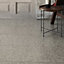 Terrazzo Grey Matt Marble effect Porcelain Wall & floor Tile, Pack of 5, (L)450mm (W)450mm