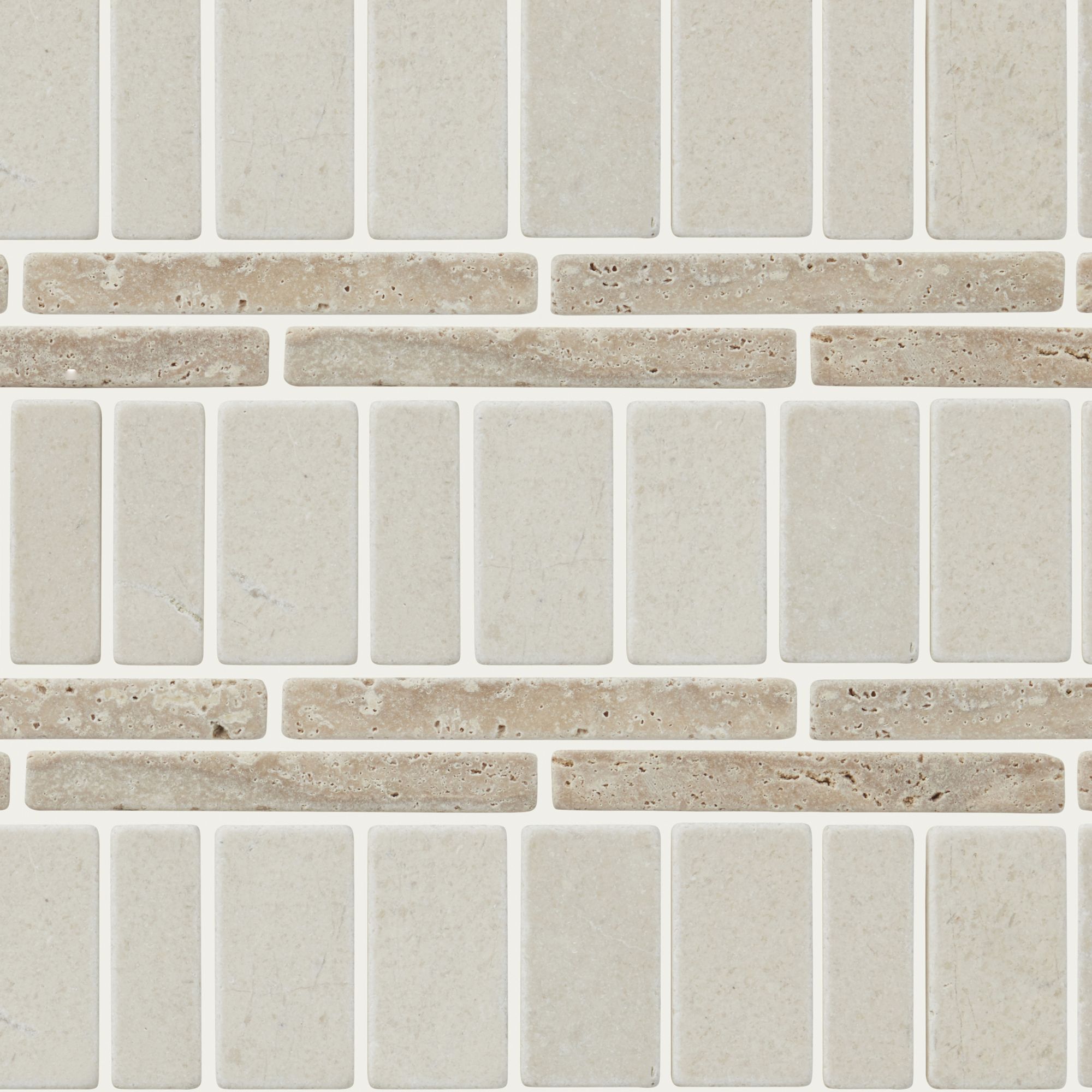 Thala Beige Natural stone Border tile, (L)305mm (W)80mm