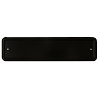 The House Nameplate Company Black Aluminium Door plate (W)440mm