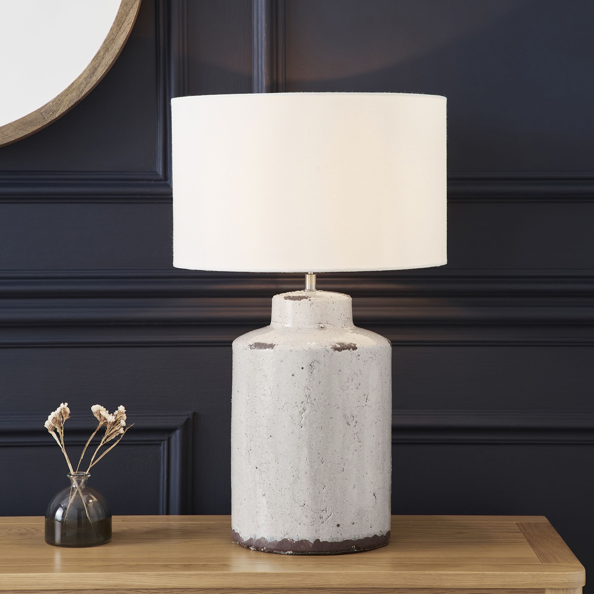 Cylinder deals table lamp