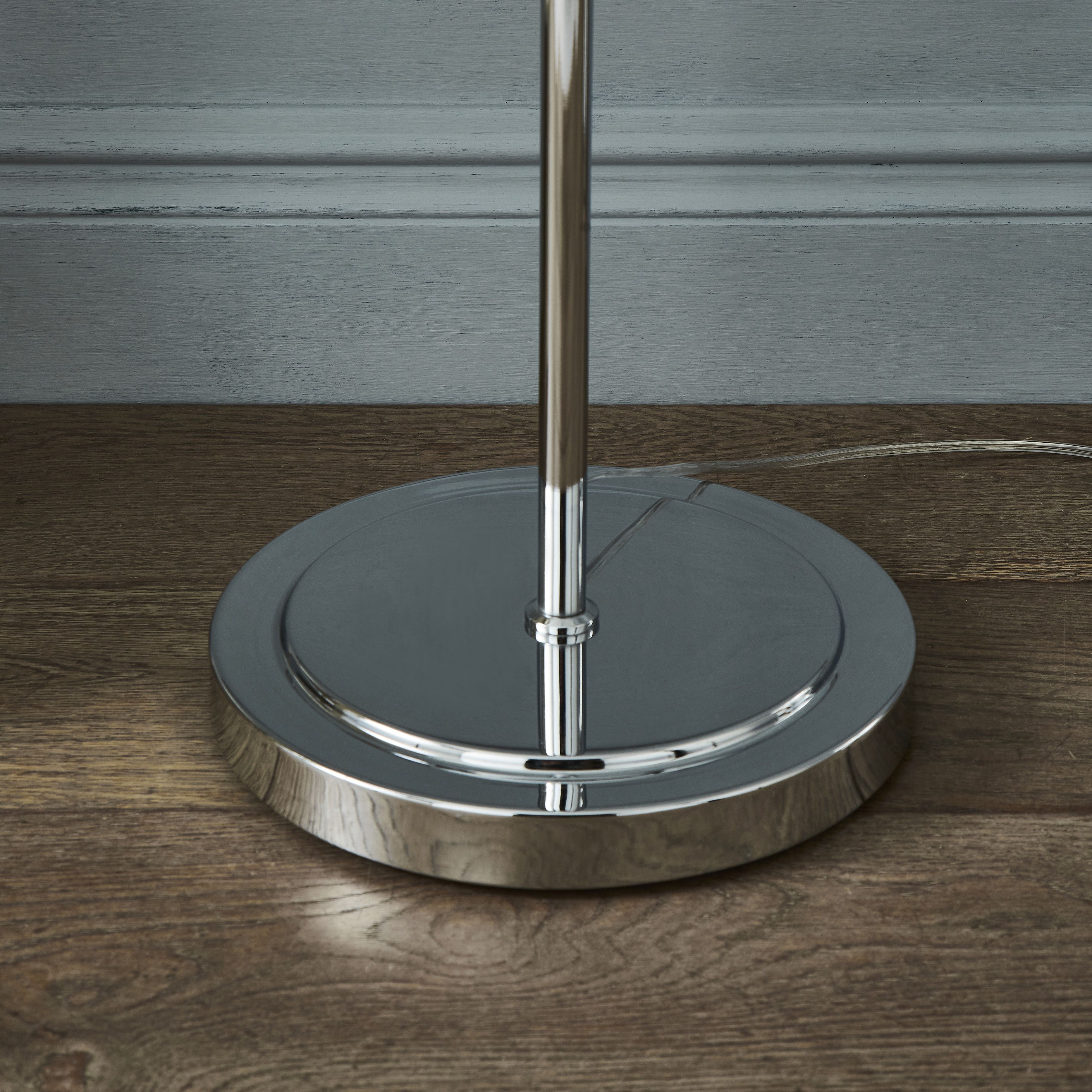 The Lighting Edit Schorr Crystal Chrome effect Floor lamp
