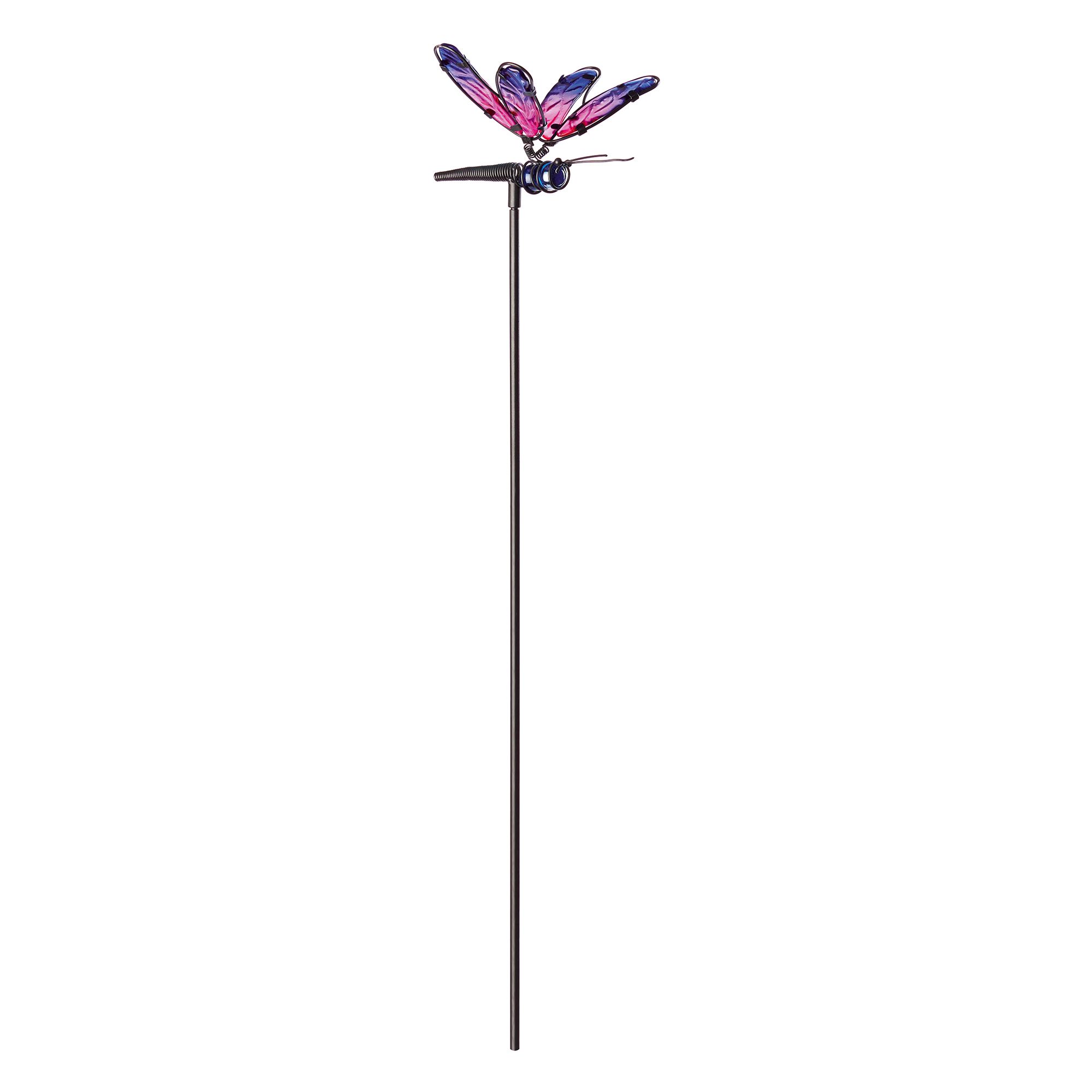 The Outdoor Living Company Multi Dragonfly Garden stake (L)640mm