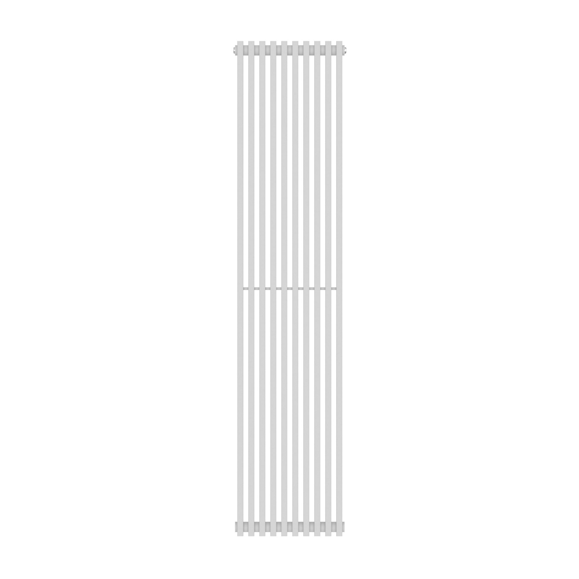 Thorpe White Vertical Designer Radiator, (W)400mm x (H)1800mm