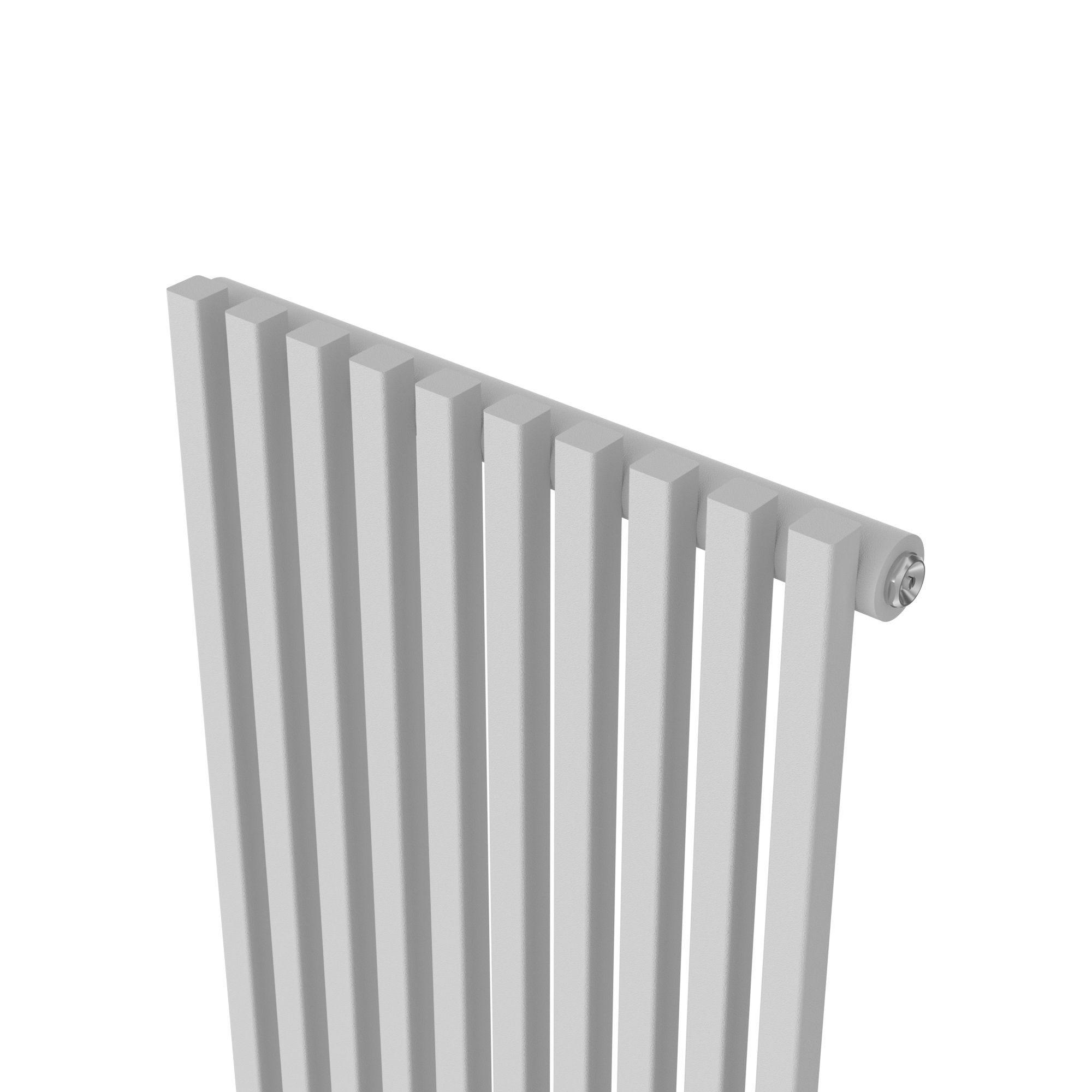 Thorpe White Vertical Designer Radiator, (W)400mm x (H)1800mm