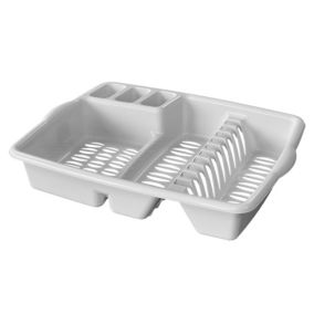 Thumbs Up Grey Rectangular Dish drainer rack, (W)370mm