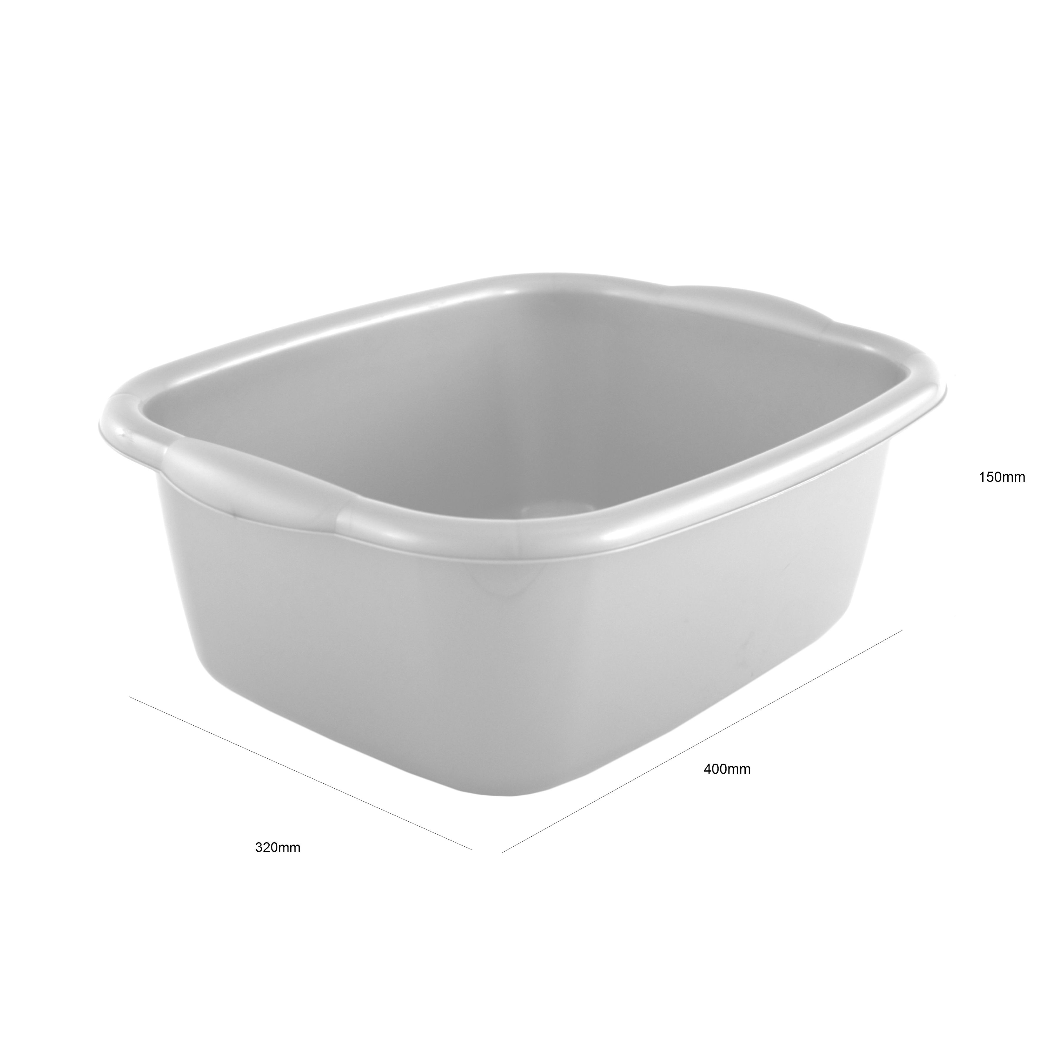 Thumbs Up Grey Rectangular Washing up bowl