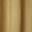 Tiga Yellow Plain Unlined Eyelet Curtain (W)167cm (L)228cm, Single