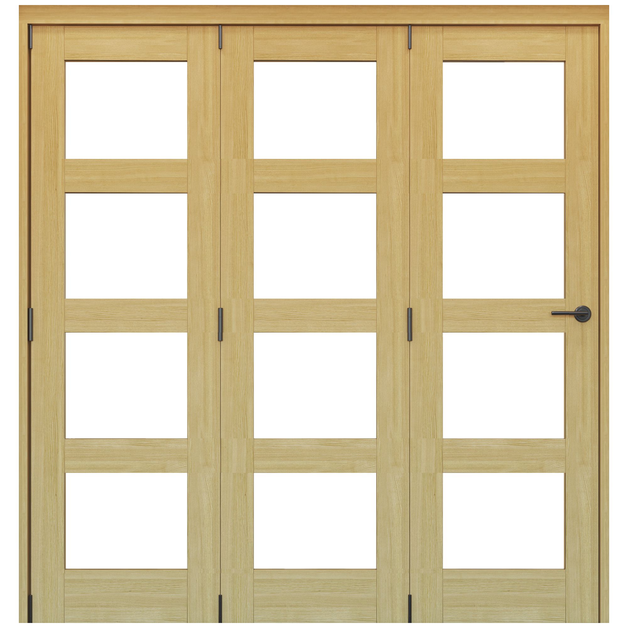 Timber Internal Bi-fold Door set, (H)2060mm (W)1673mm