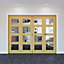 Timber Internal Bi-fold Door set, (H)2060mm (W)2209mm