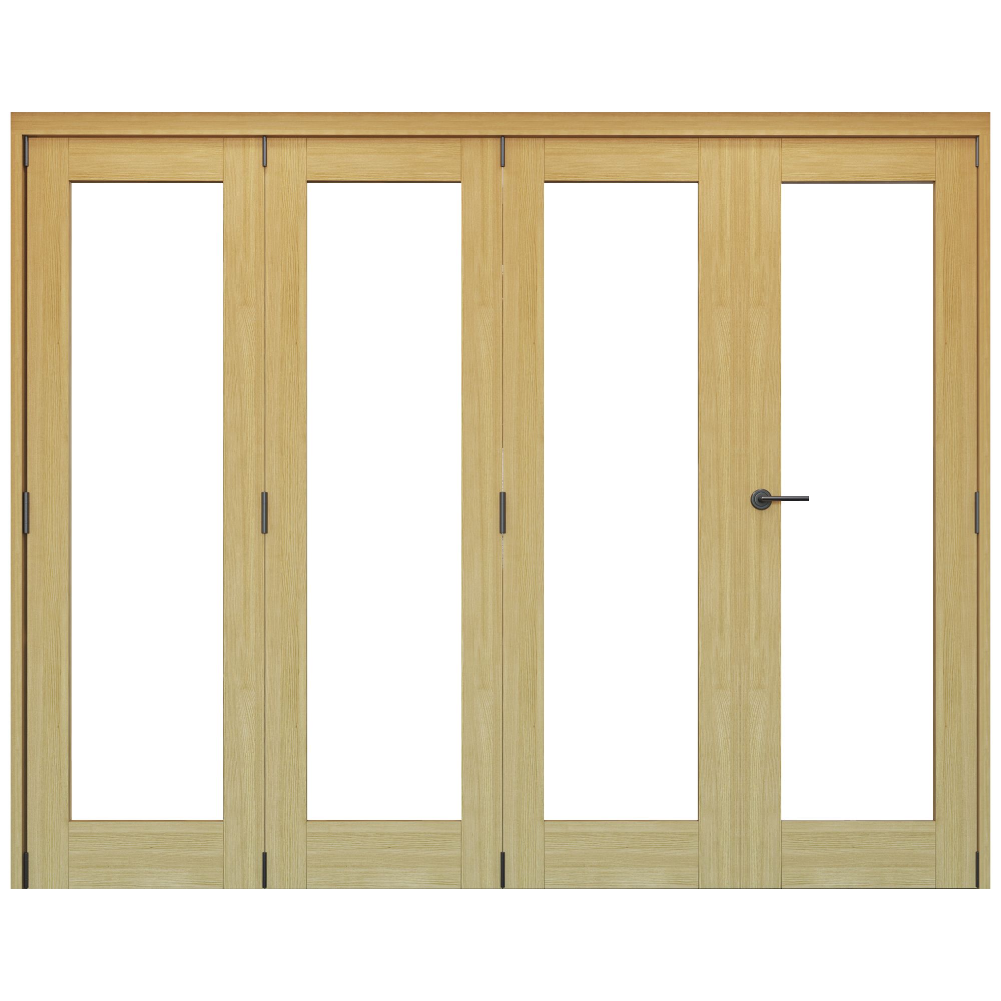 Timber Internal Bi-fold Door set, (H)2060mm (W)2369mm