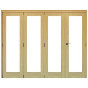 Timber Internal Bi-fold Door set, (H)2060mm (W)2369mm