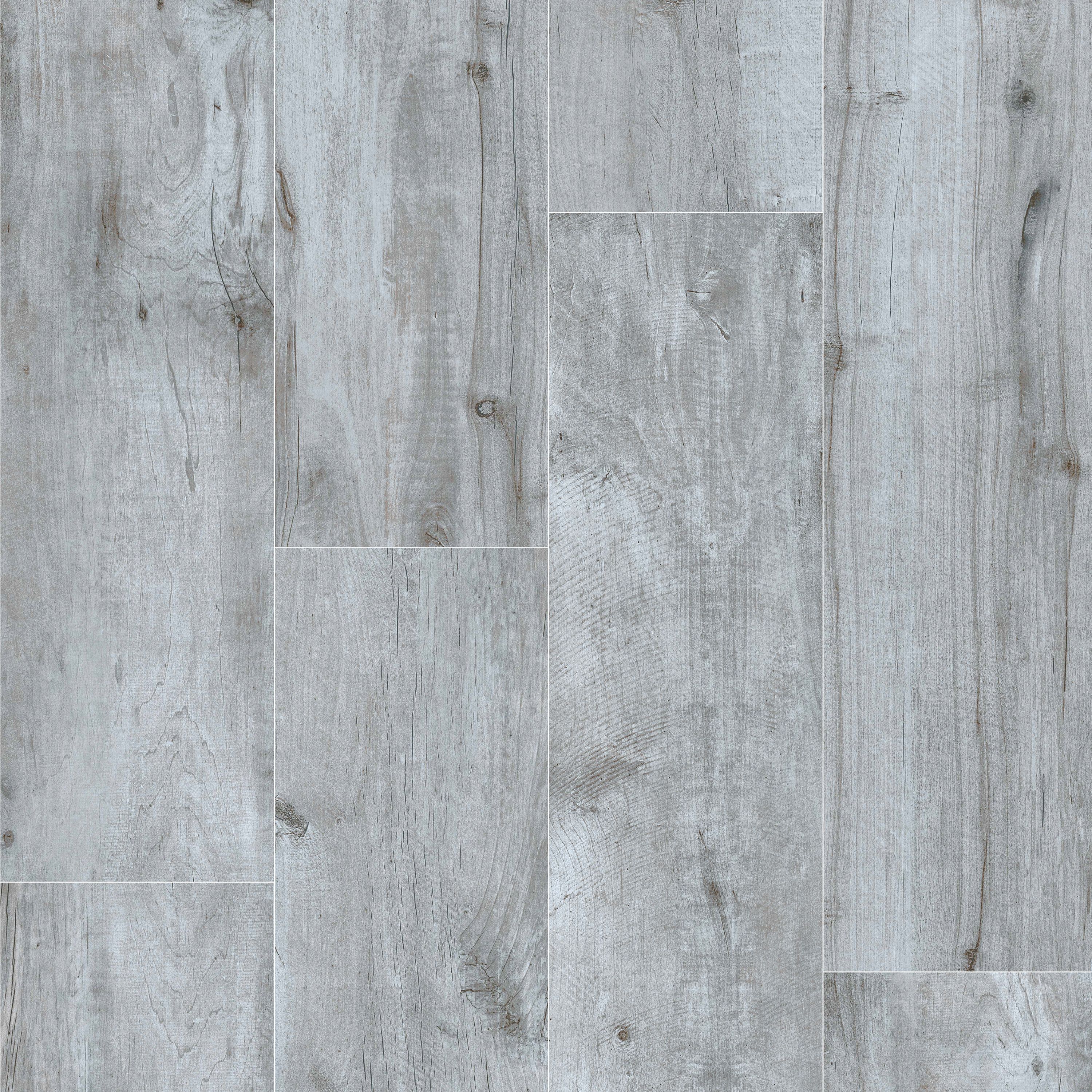 Cotage wood Grey Matt Wood effect Porcelain Wall & floor Tile