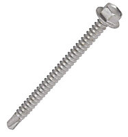 Timco Classic Phillips Steel Roofing screw (Dia)5.5mm (L)100mm, Pack of 100