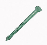 Timco Coach screw (Dia)10mm (L)100mm, Pack of 10