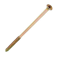 Timco T-Star Double-countersunk Yellow-passivated Multipurpose screw (Dia)8mm (L)225mm, Pack of 50
