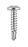 Timco Zinc-plated Carbon steel (C1018) Screw (Dia)4.2mm (L)25mm, Pack of 200