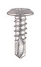 Timco Zinc-plated Carbon steel (C1018) Screw (Dia)4.8mm (L)16mm, Pack of 200