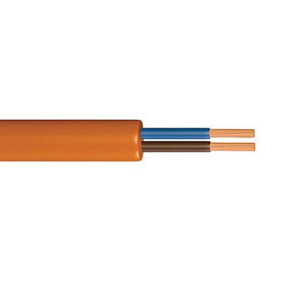 Time 3182Y Orange 2-core Cable 0.75mm² x 10m