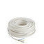 Time 3183Y White 3-core Cable 1.5mm² x 50m