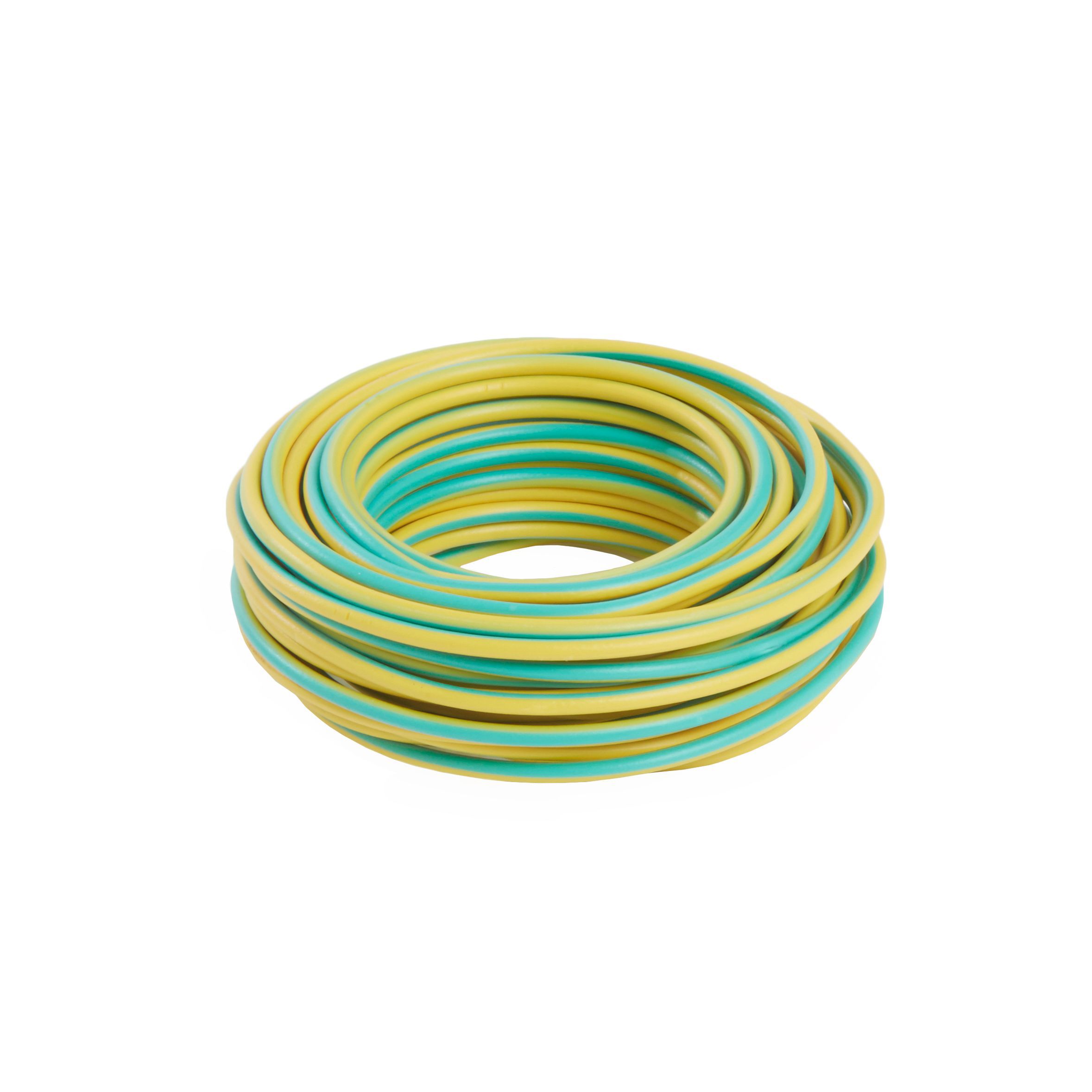 Time 6491X 2.5mm² Green & Yellow Conduit wiring, 10m