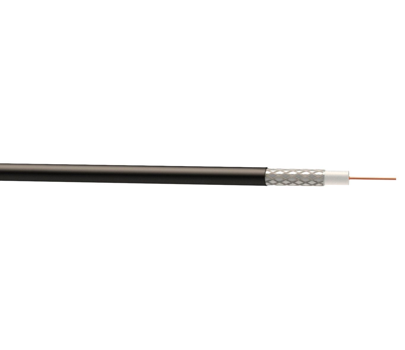 Time RG6 Black Coaxial cable, 50m