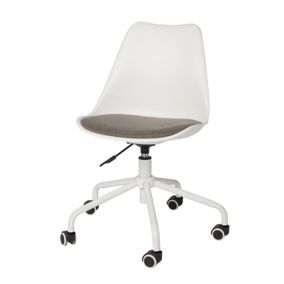 Tivissa White Office chair (H)820mm (W)480mm (D)560mm