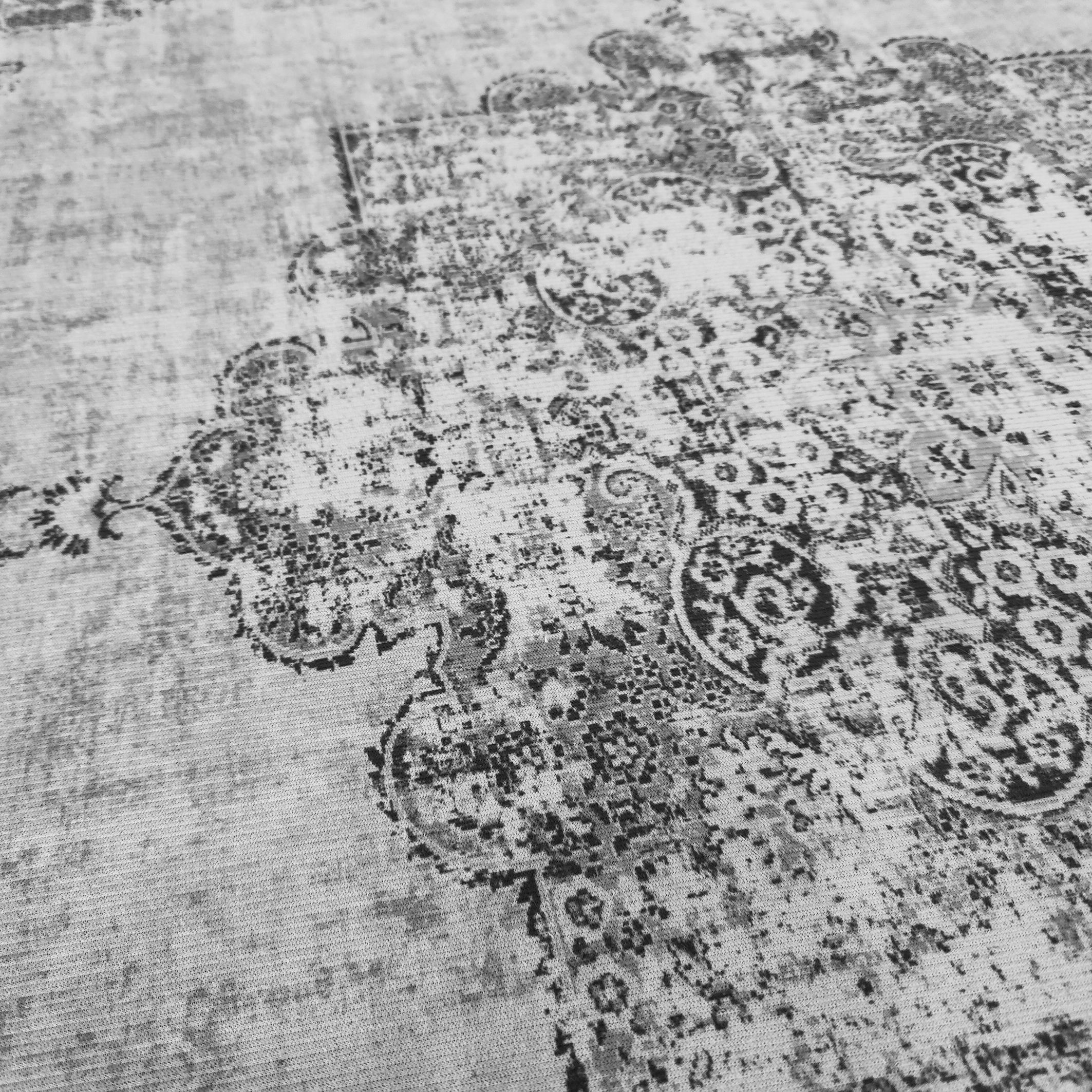 Tokyo Grey Medallion Medium Rug, (L)160cm x (W)120cm