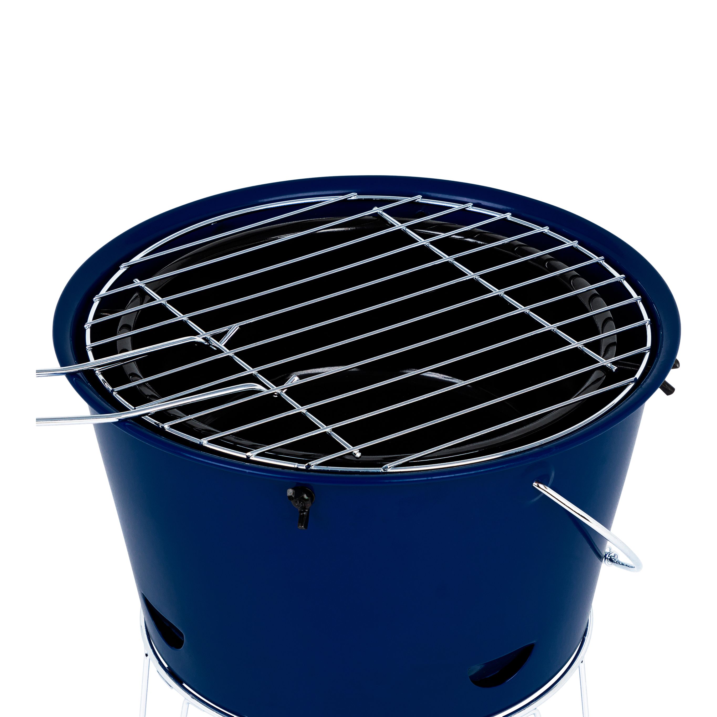 TOM 300260i004 Blue Charcoal Bucket barbecue (D) 265mm