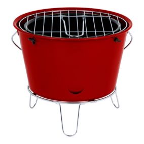 TOM 300260i005 Red Charcoal Bucket barbecue (D) 265mm